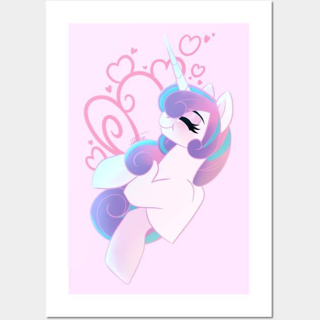 Glowing Princess Flurry Heart Wall Art by Marie Oliver